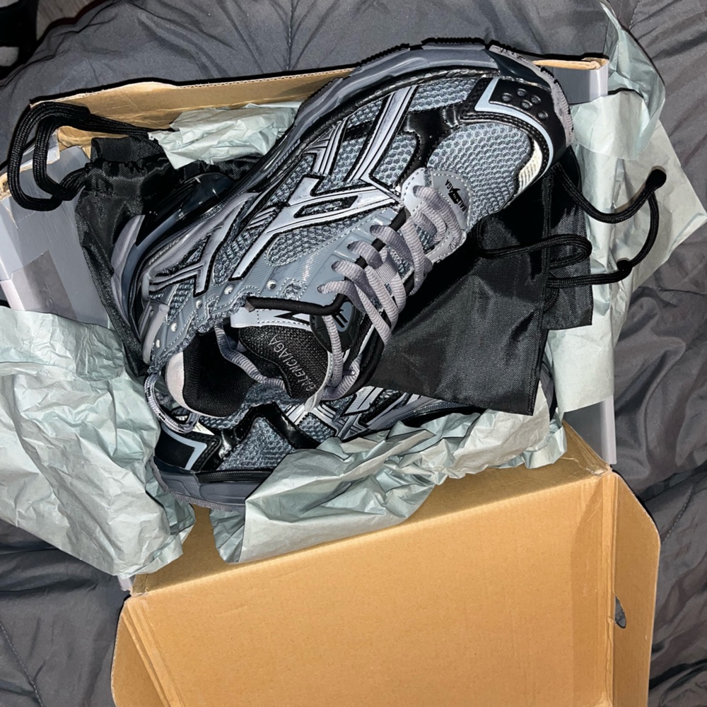 Balenciaga Black and Gray Sneakers